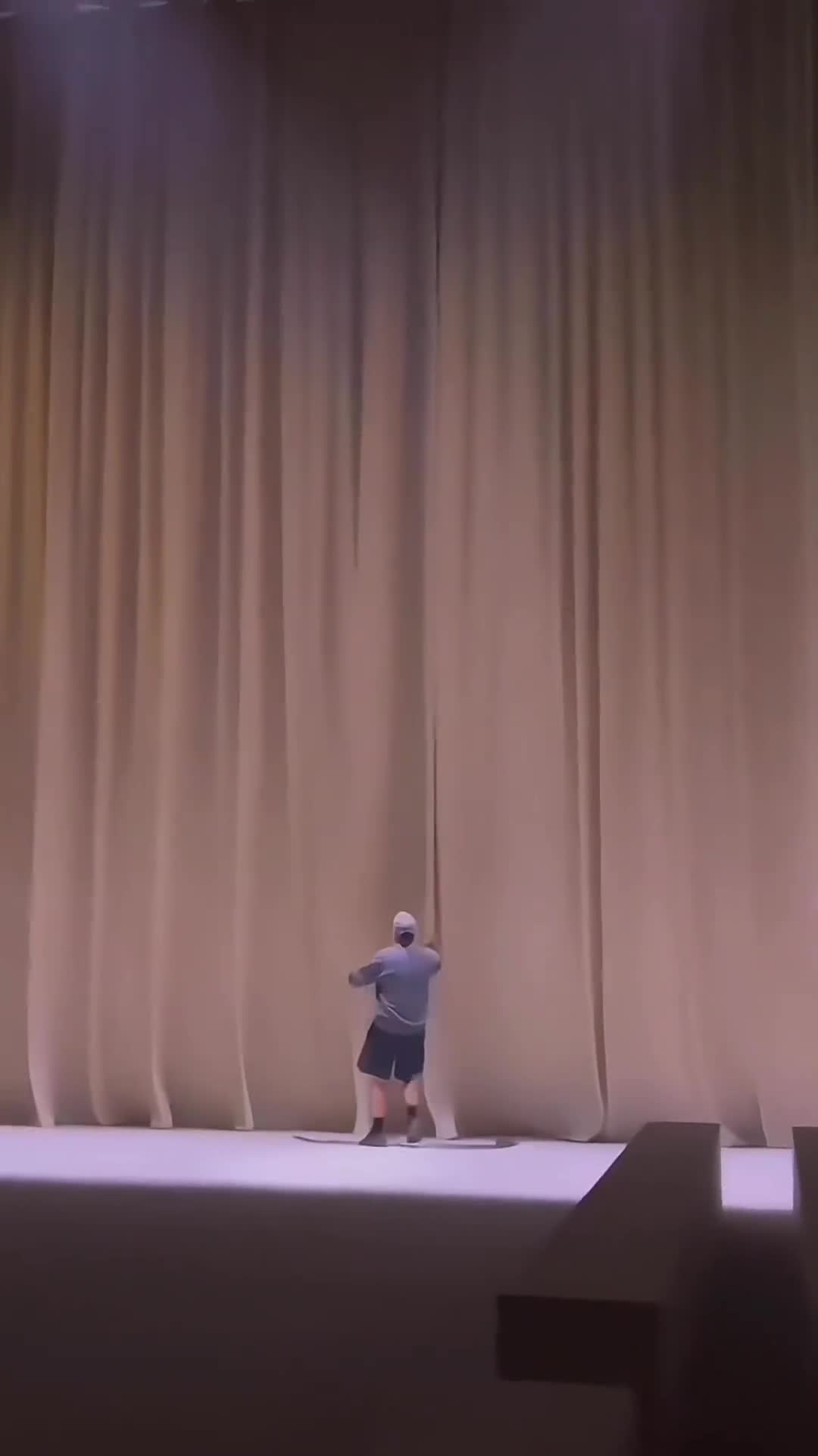 幕布后的光岳楼