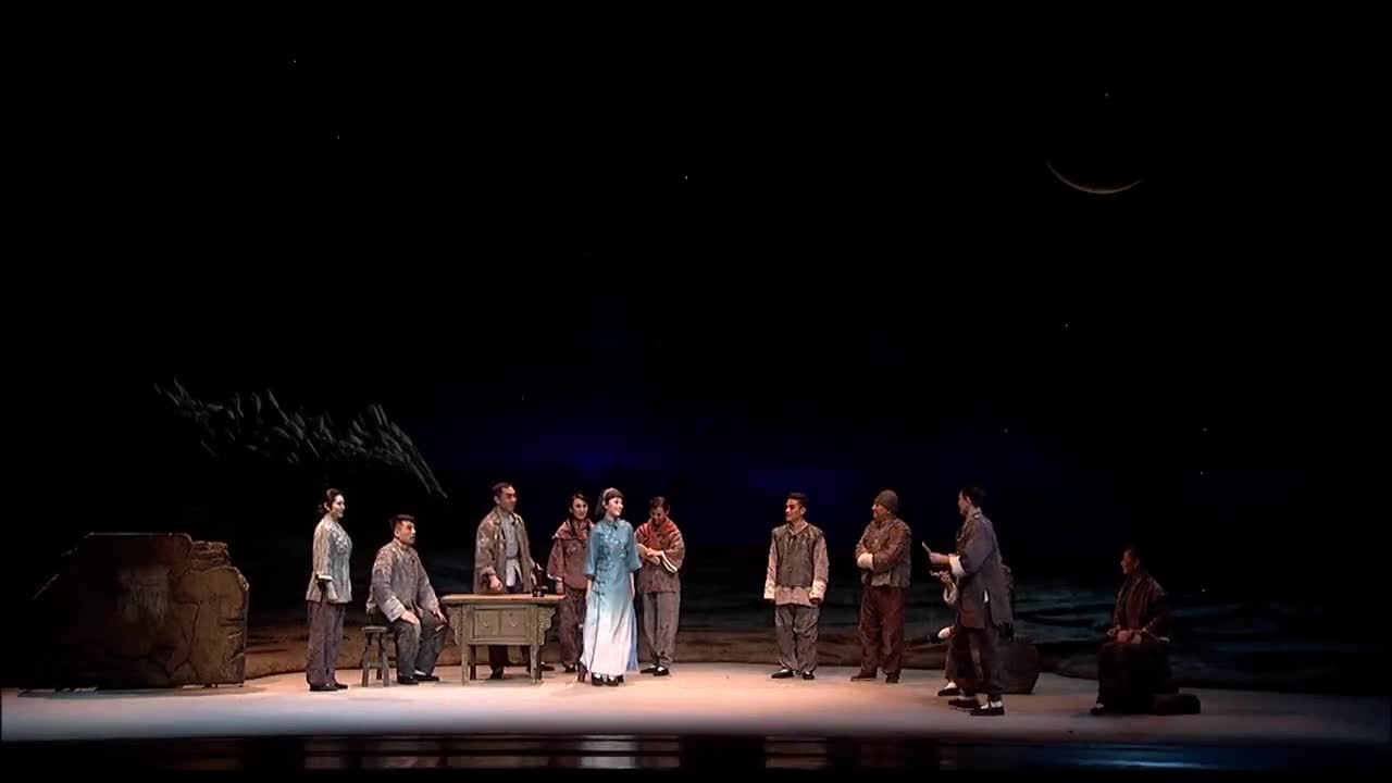 山东省优秀舞台艺术剧目吕剧大河开凌中