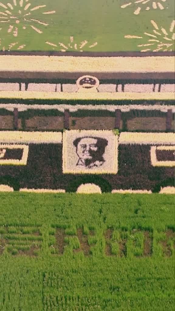 这是一份咱山东农民送给祖国母亲的生日礼物祝祖国永远繁荣昌盛