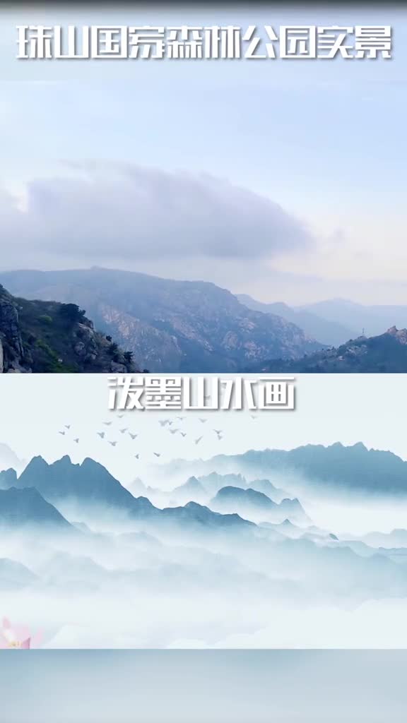 这么看来古人的泼墨山水画其实是非常写实的