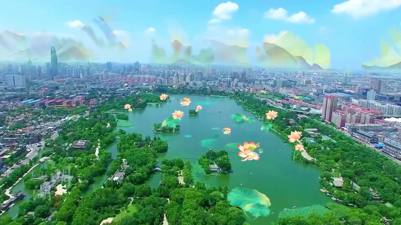 来济南当然要去大明湖千佛山趵突泉逛一逛济南风景美如画走带你去看一看不一样的济南