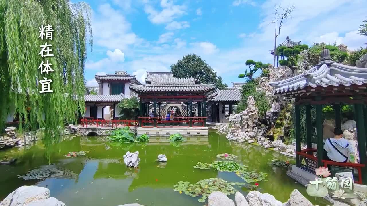 既有南方园林的曲折幽深又兼具北方园林的宏伟开阔走进潍坊十笏园感受园林之中的中式美学