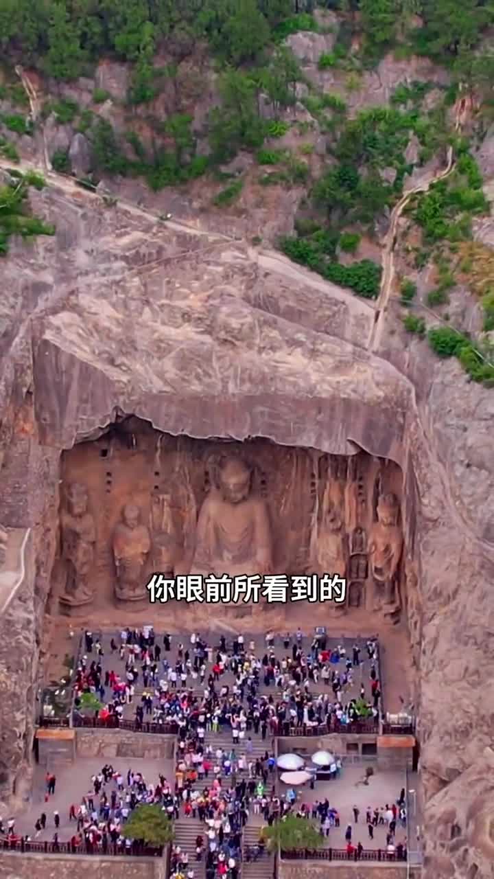 中国四大石窟之首有1500余年历史的河南洛阳龙门石窟河南旅游景点洛阳旅游景点洛阳旅游攻略