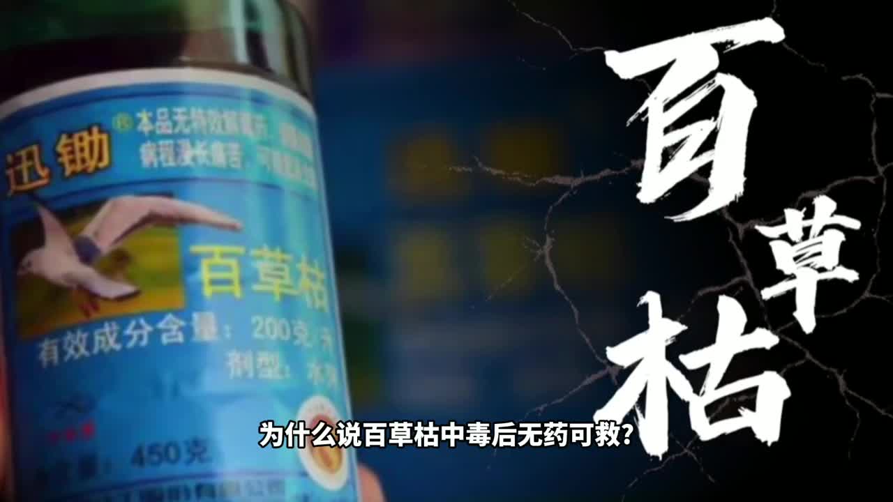 百草枯到底有多可怕带你看患者生命最后一周的真实记录