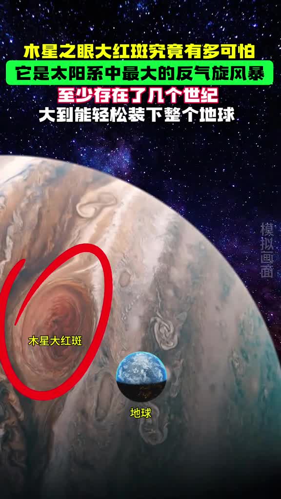 木星之眼大红斑究竟有多可怕它是太阳系中最大的反气旋风暴大到能轻松装下整个地球