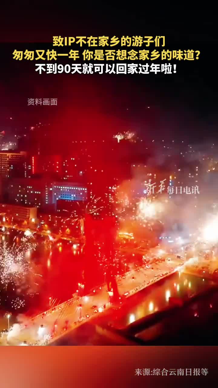 致IP不在家乡的游子们匆匆又快一年你是否想念家乡的味道不到90天就可以回家过年啦
