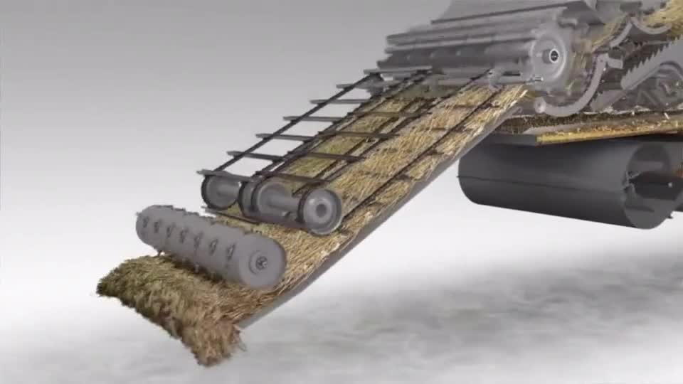 小麦收割机工作原理