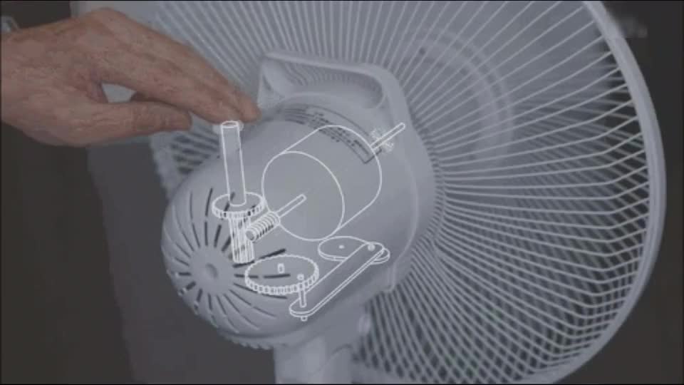 电风扇摇头原理