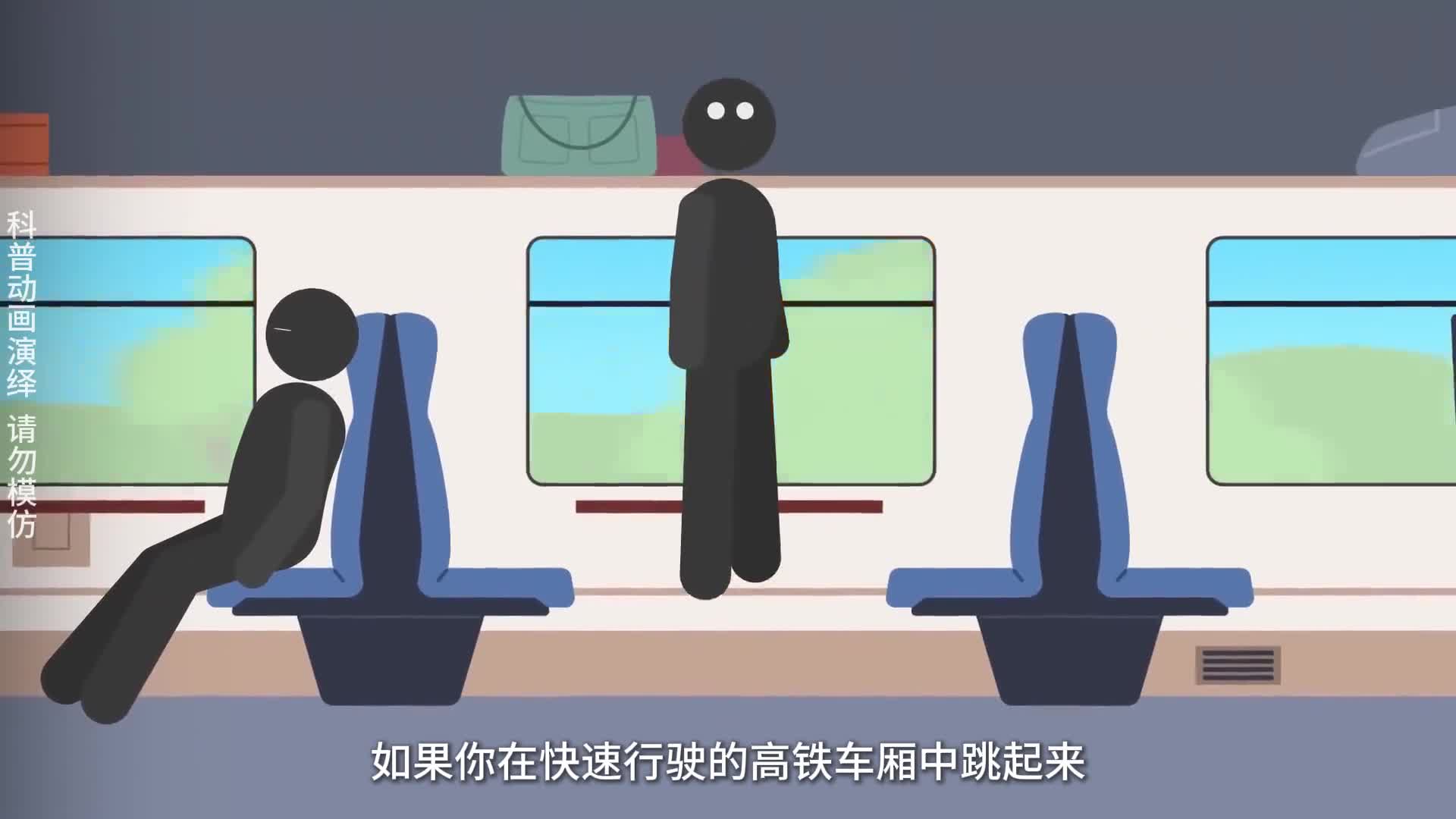 如果在快速行驶的高铁中跳起来落下的位置会发生改变吗如果你在快速行驶的高铁车厢中跳起来落下的位置会发生改变吗