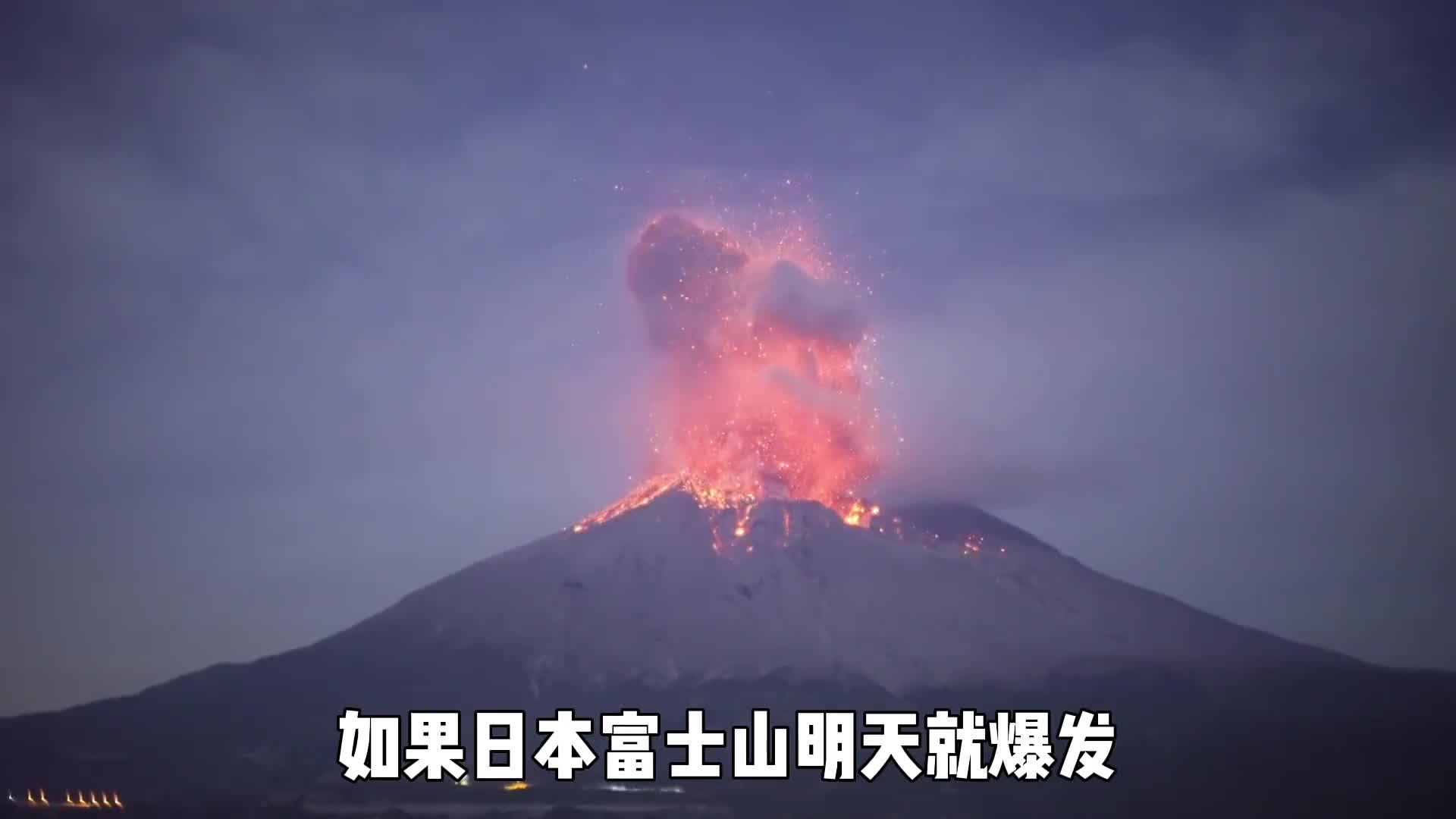 如果富士山明天爆发日本会因此沉没吗中国又会受到什么影响