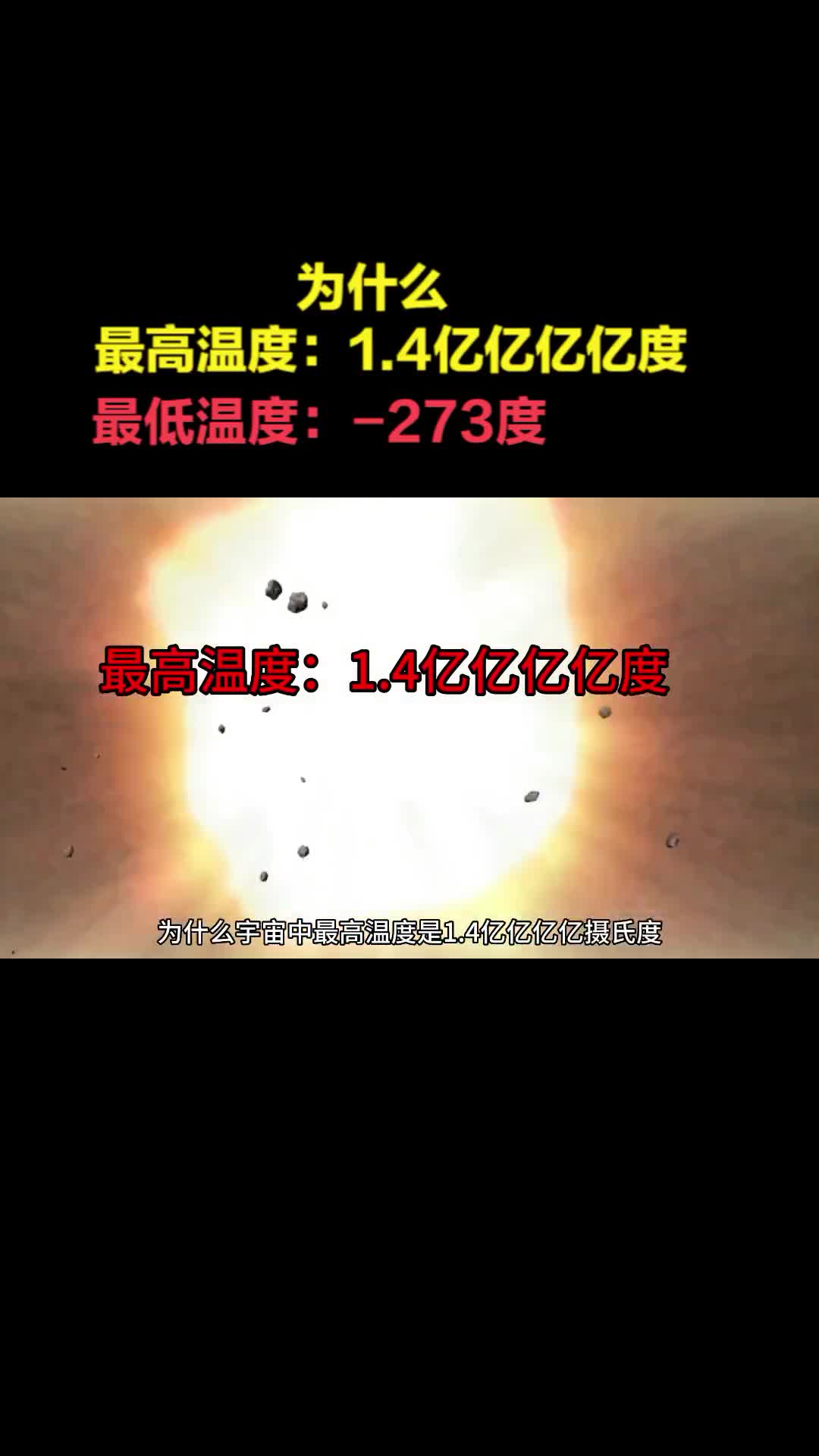 为什么宇宙最高温度是14亿亿亿亿摄氏度而最低温度为零下273度