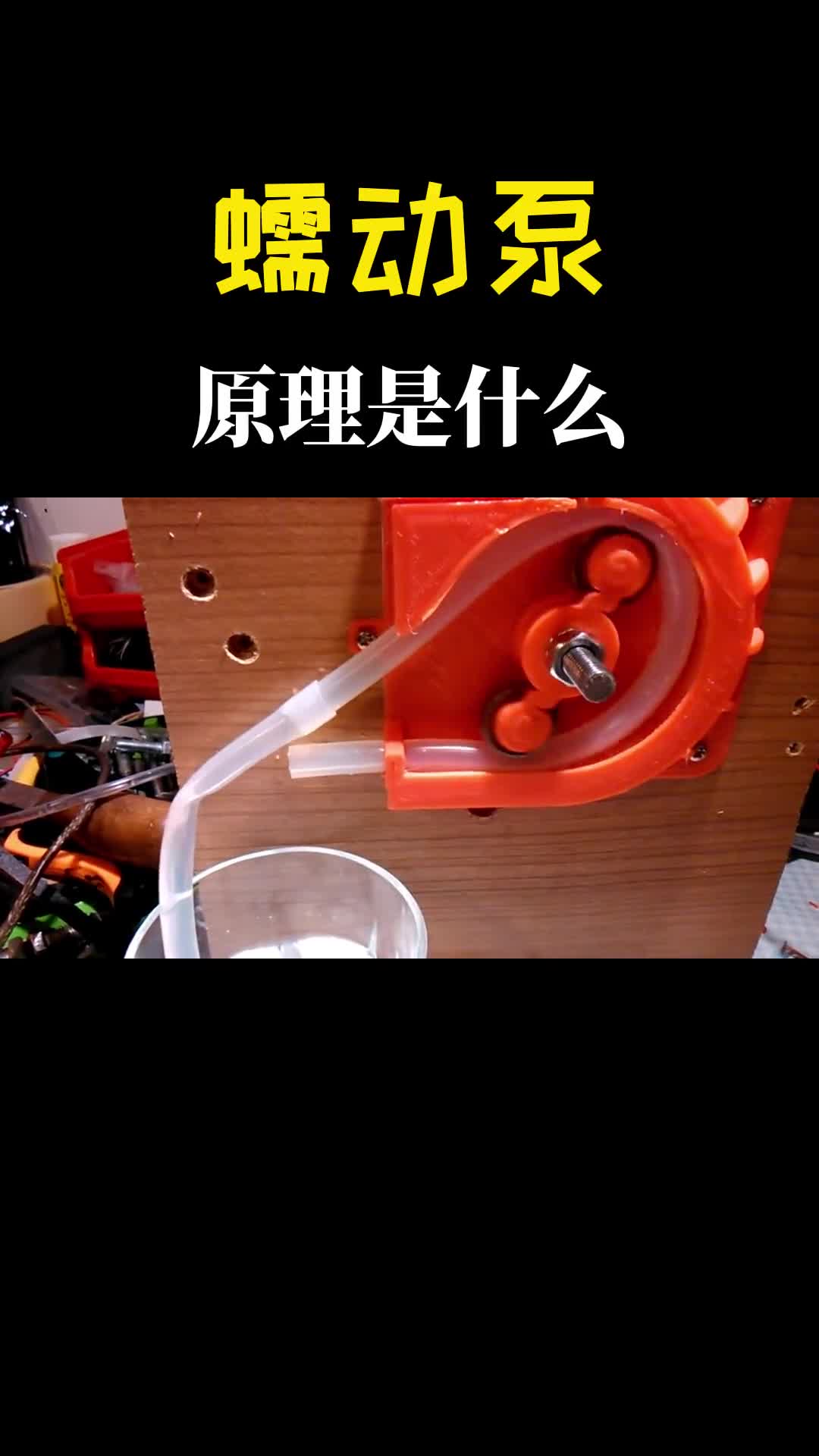 蠕动泵你见过吗滚轮挤压管子发生了神奇的现象