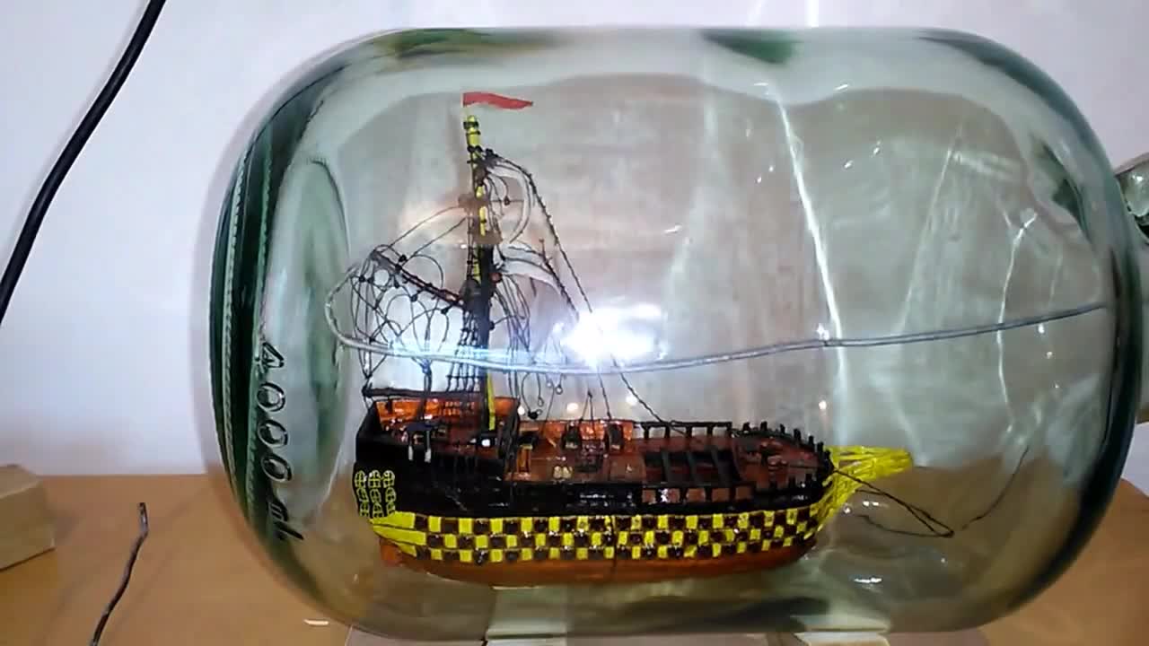 玻璃瓶里的船如何放进去的第二集抖音小助手