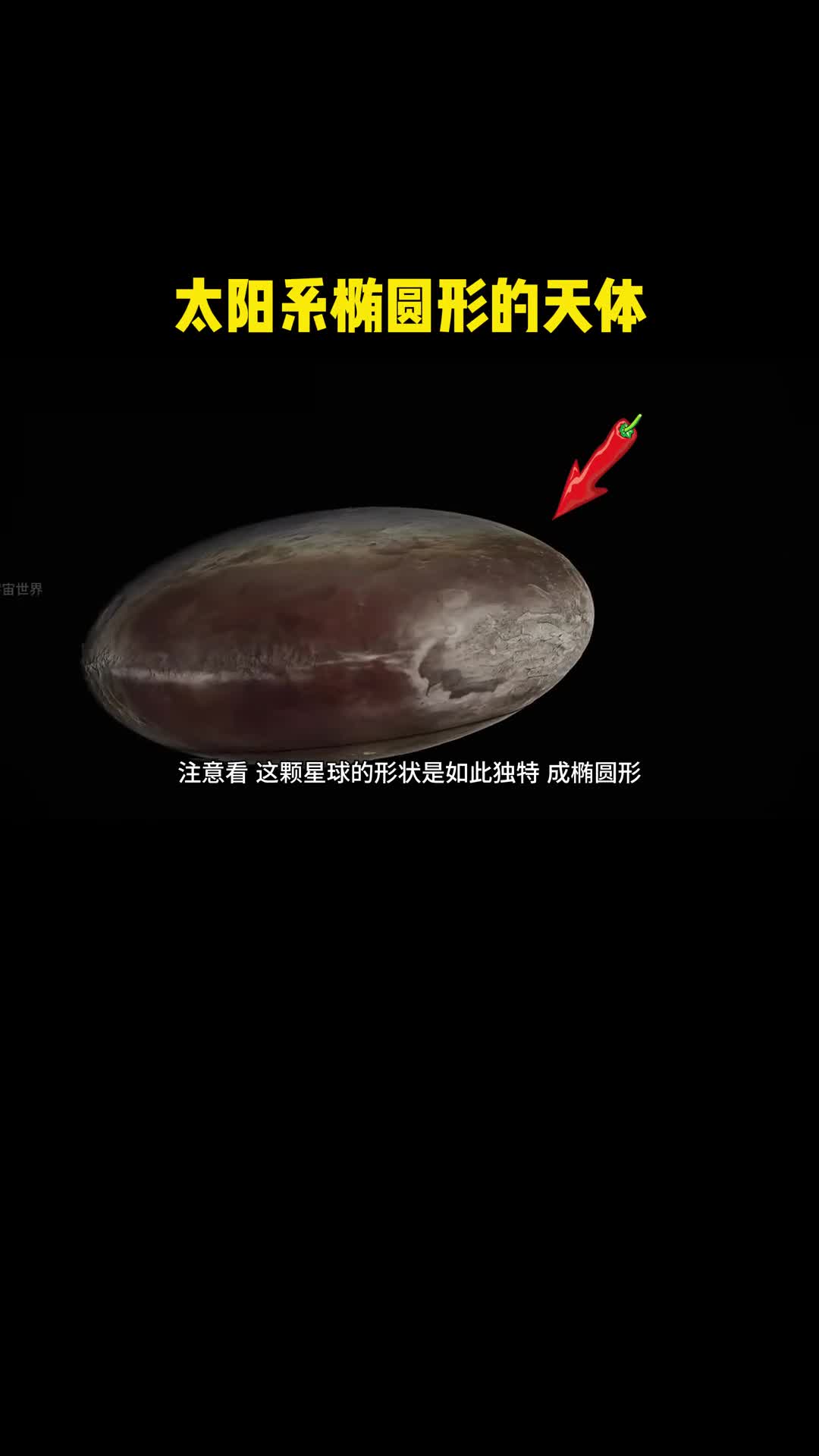 椭圆形的星球你见过吗