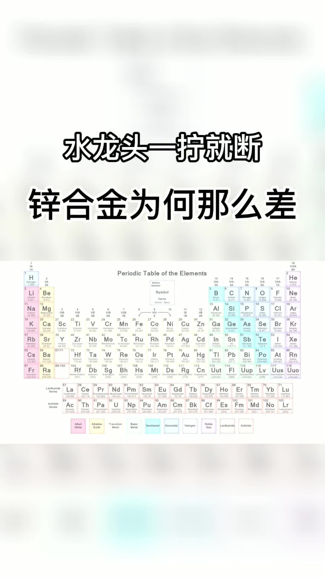 水龙头用一年就断有人说锌合金是最没有用的金属这是为什么