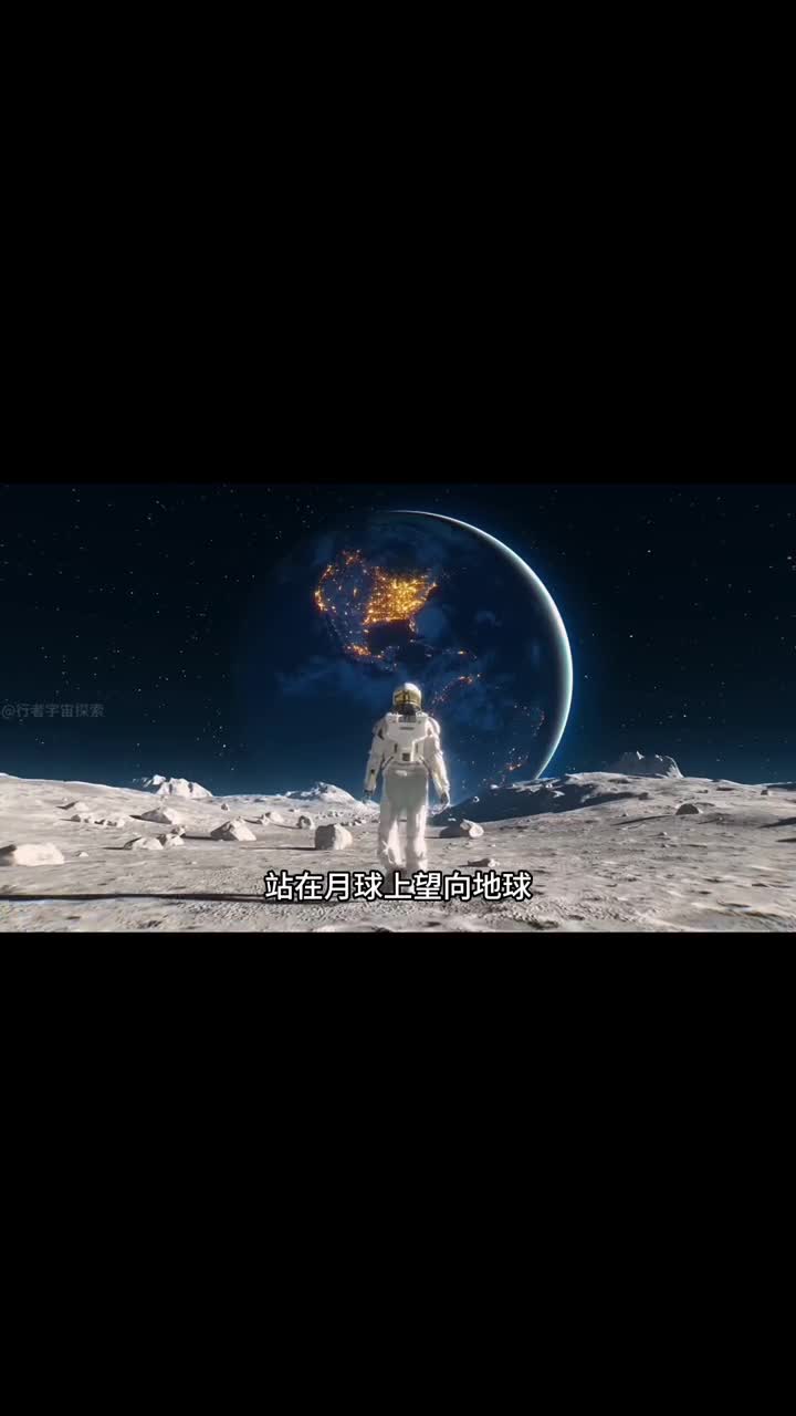 站在月球上望向地球究竟是种怎样的体验