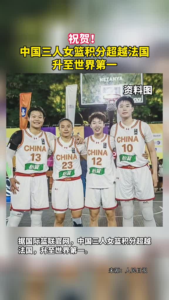 祝贺中国三人女篮积分超越法国升至世界第一