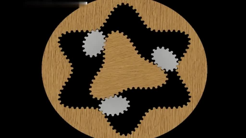 几种异形齿轮转动你觉得这样合理吗