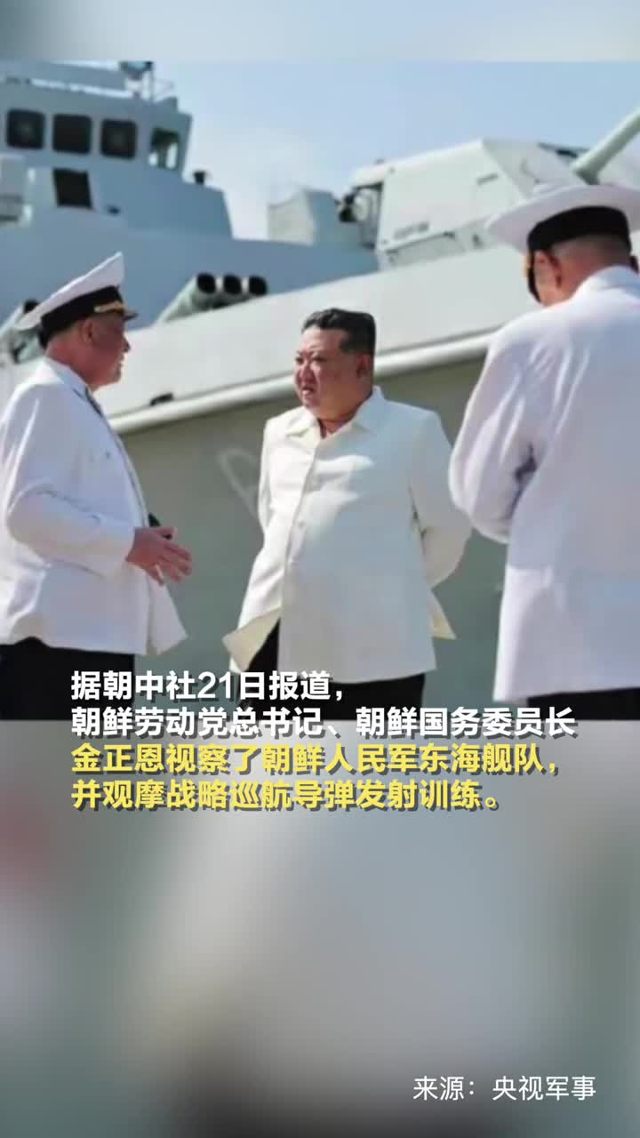 金正恩视察朝鲜海军