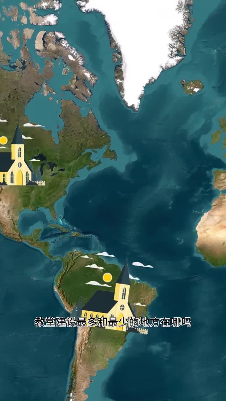 教堂最多的五个国家居然还有零教堂的国家