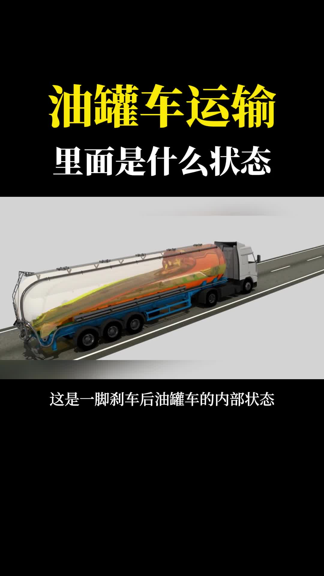 油罐车运输时罐子里面的液体是什么状态跟想象的根本不一样