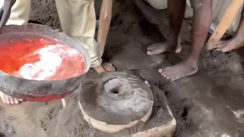 浇铸工艺你敢光脚上吗