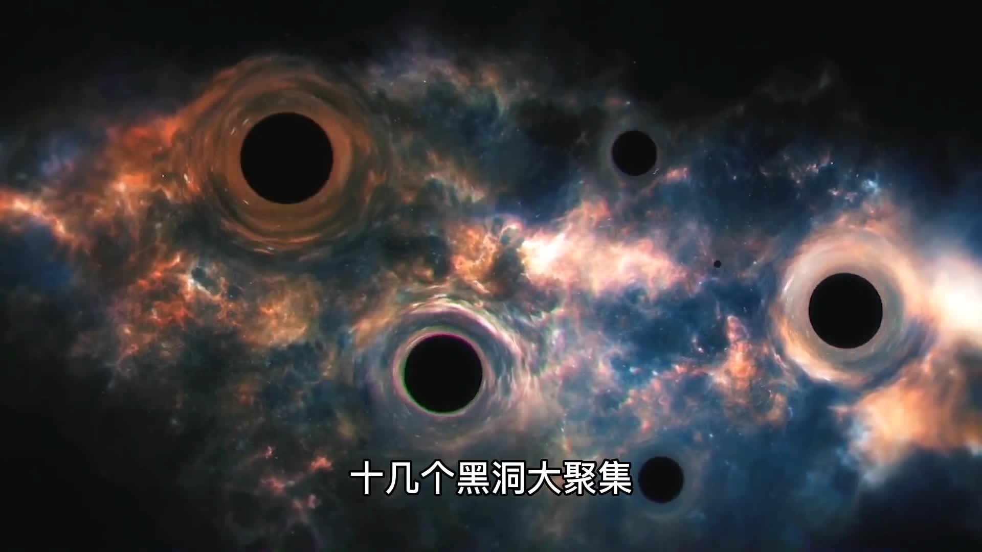 十几个黑洞大聚集并围绕我们银河系反方向运转他们想要干什么