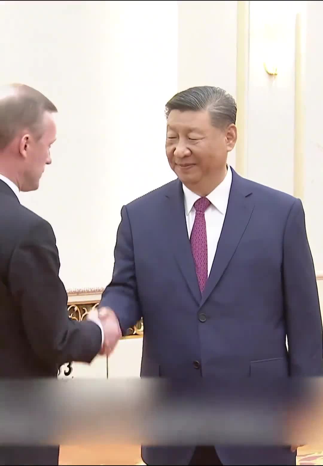 现场视频习近平会见美国总统国家安全事务助理沙利文来源央视时政