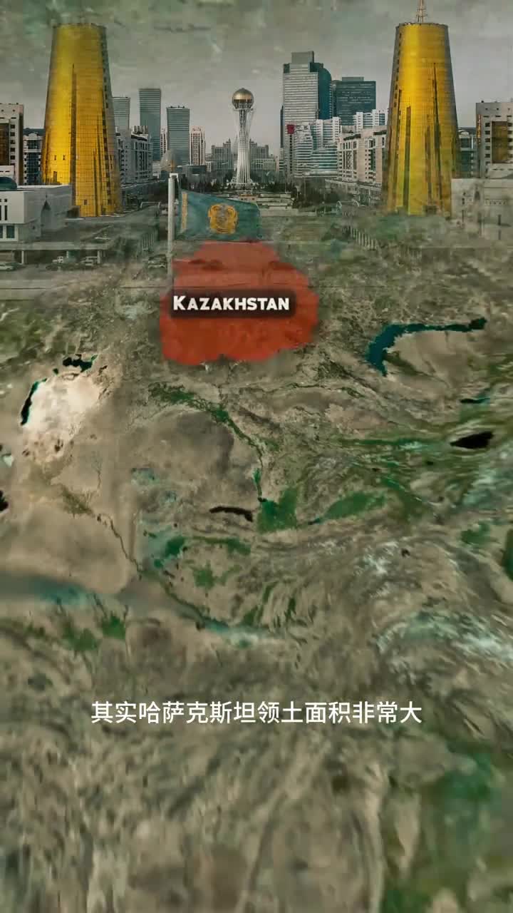 哈萨克斯坦领土大不大看跟谁比没有对比就没有伤害殊不知是世界上领土面积第一的内陆国