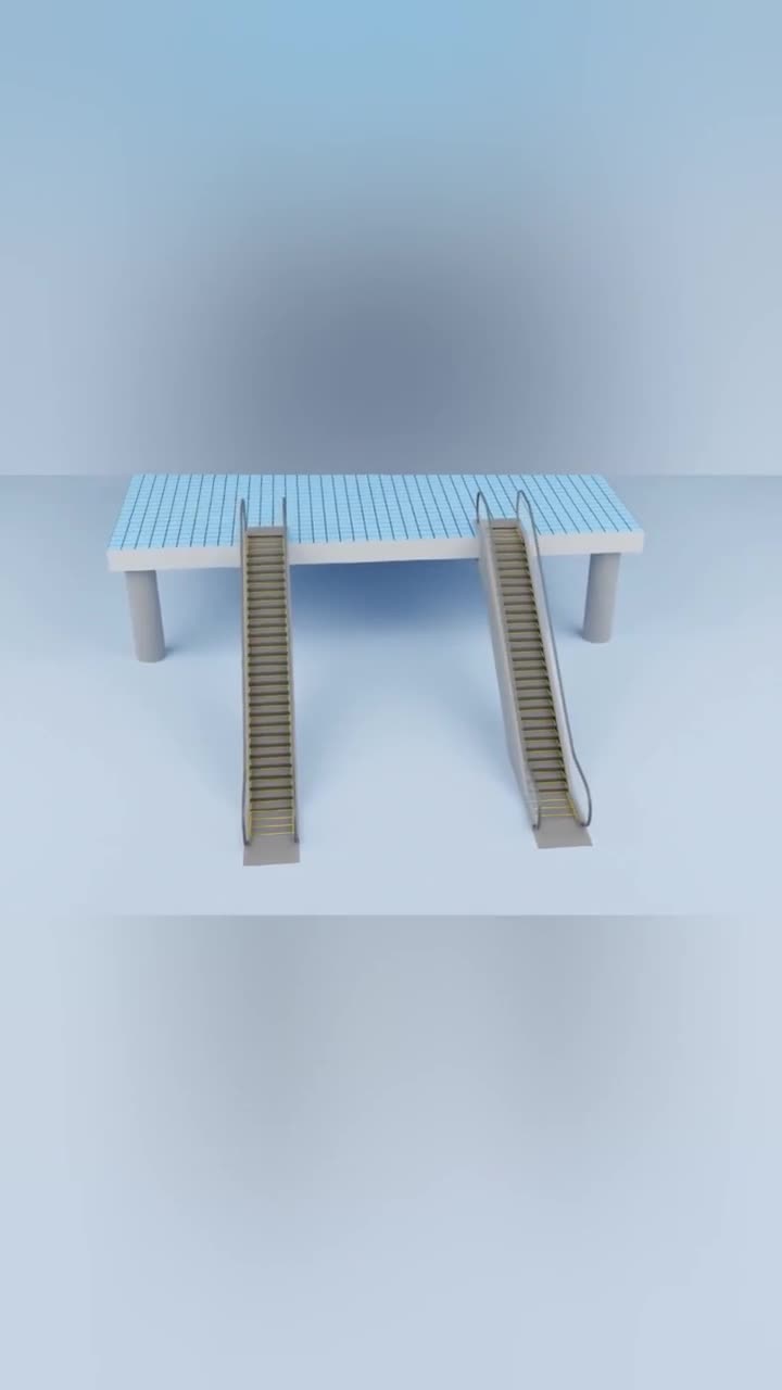 自动扶梯是如何工作的3D动画直观展示其原理豁然开朗