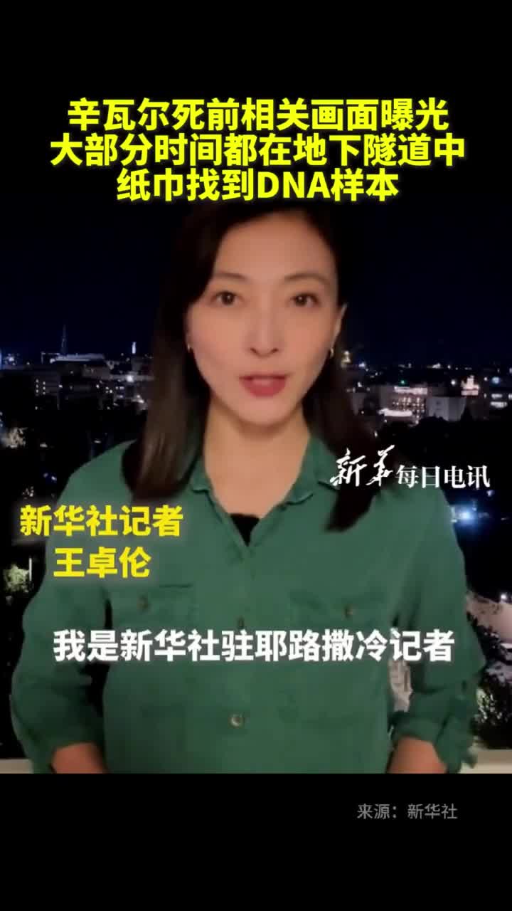 辛瓦尔死前相关画面曝光大部分时间都在地下隧道中纸巾找到DNA样本