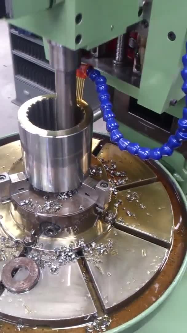 内齿轮插齿加工