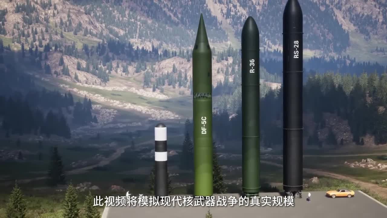 威力最大的核武器丢到广岛会怎样模拟排行前5的现代核武器带你看看谁的威力最大