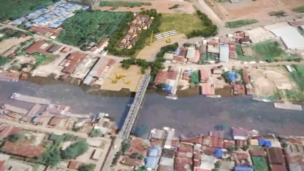 跨河大桥如何建造的动画展示其施工原理长见识了