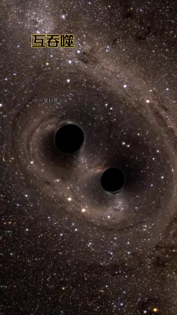 你见过两个黑洞相互吞并吗