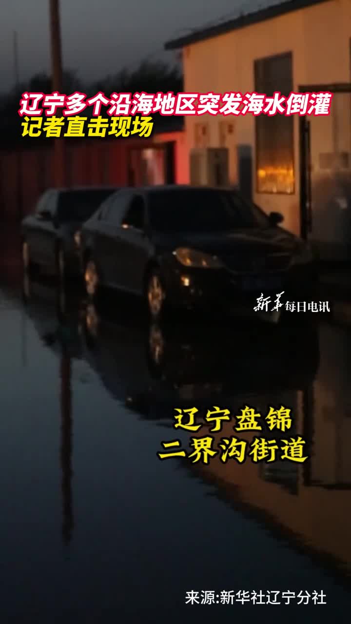 辽宁多个沿海地区突发海水倒灌记者直击现场