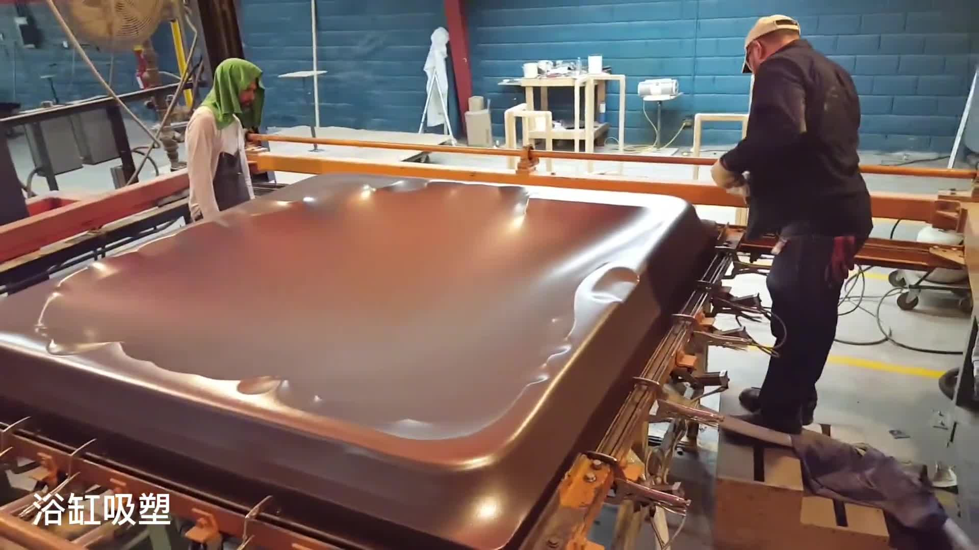 先吹后吸有趣的真空吸塑制造过程竟如此魔性