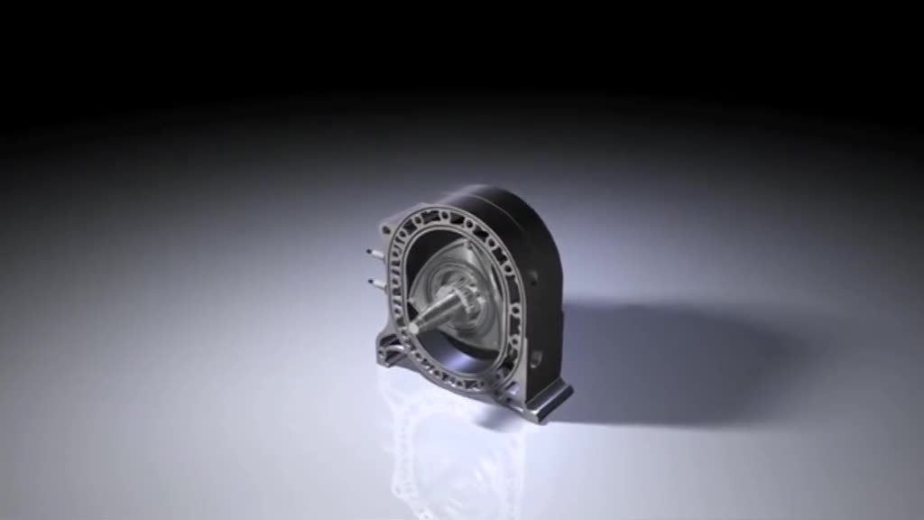 转子发动机工作原理这个动画太直观27秒整明白了