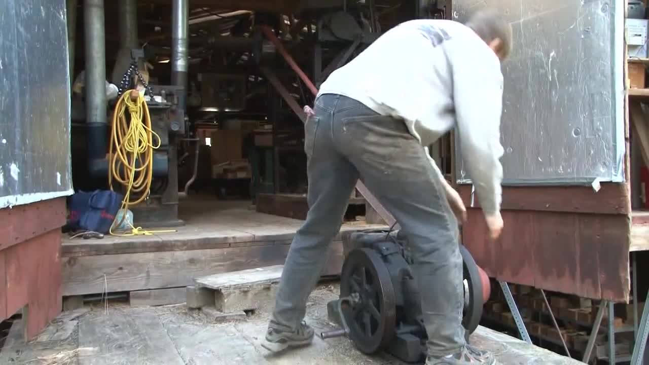 不多见的机械装置启动后才知道有什么用长见识了