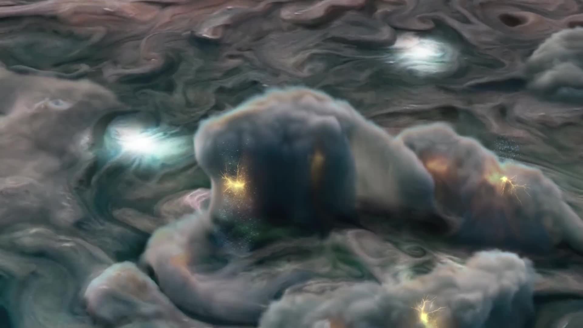 朱诺号探测器传回木星高清画面