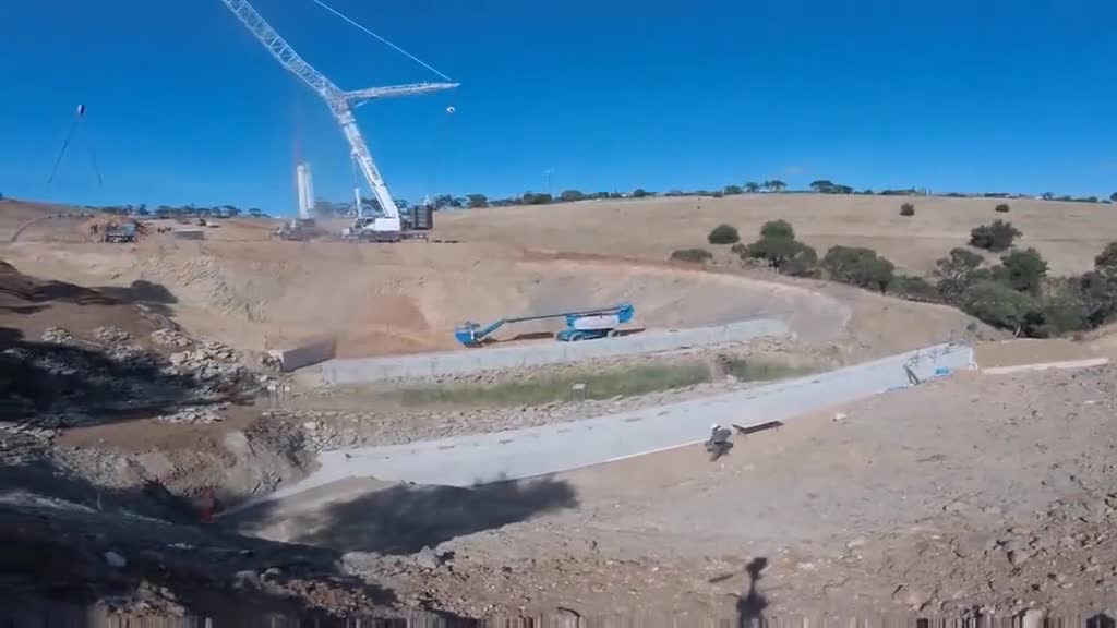 预制混凝土拱型结构安装过程就是这么快