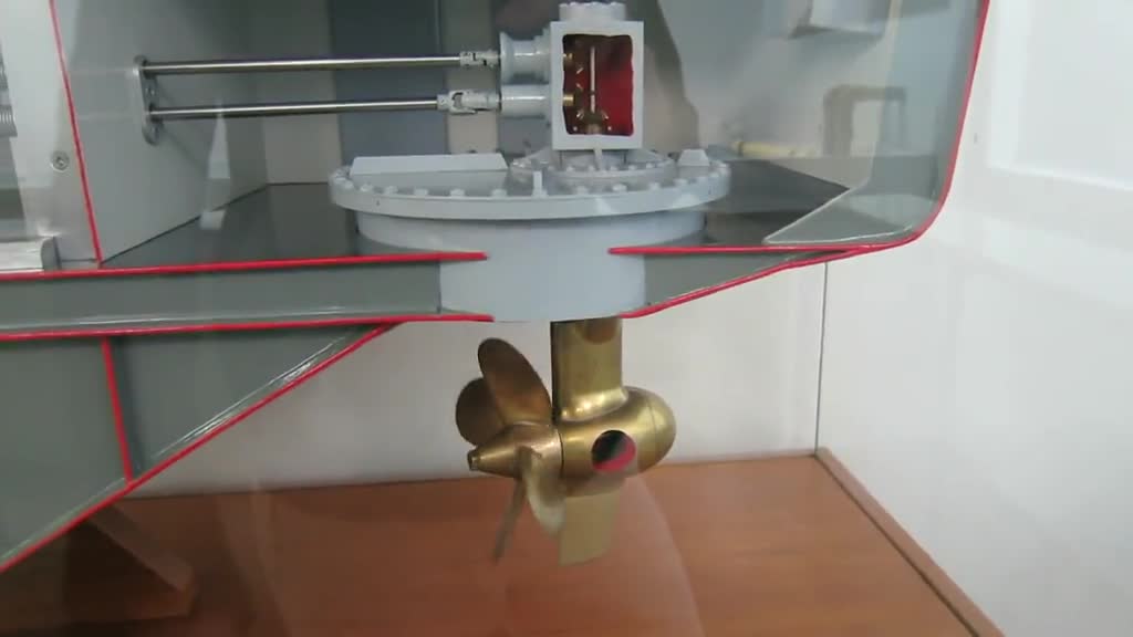 有意思轮船螺旋桨还能这样转这个模型让我脑洞大开