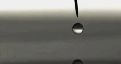 跳一次跳一次再跳一次小时候我们以为水珠滴入水面时它会直接融入水中其实并不是这样