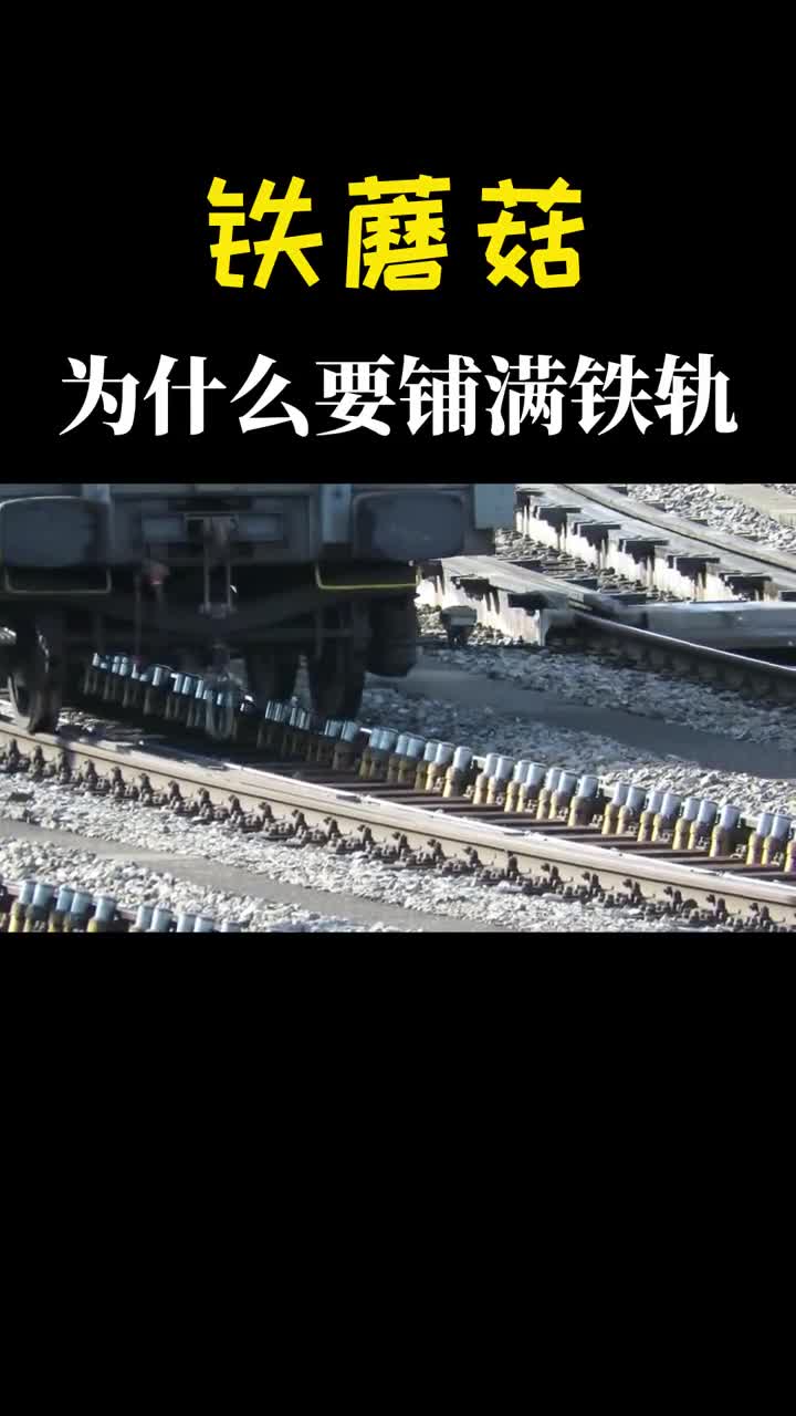 听过不一定见过为什么火车要压过两边的铁蘑菇有什么作用
