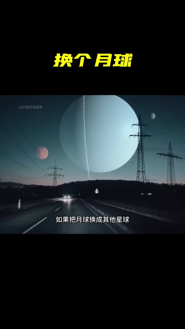 如果把月球换掉天空会变成什么样子
