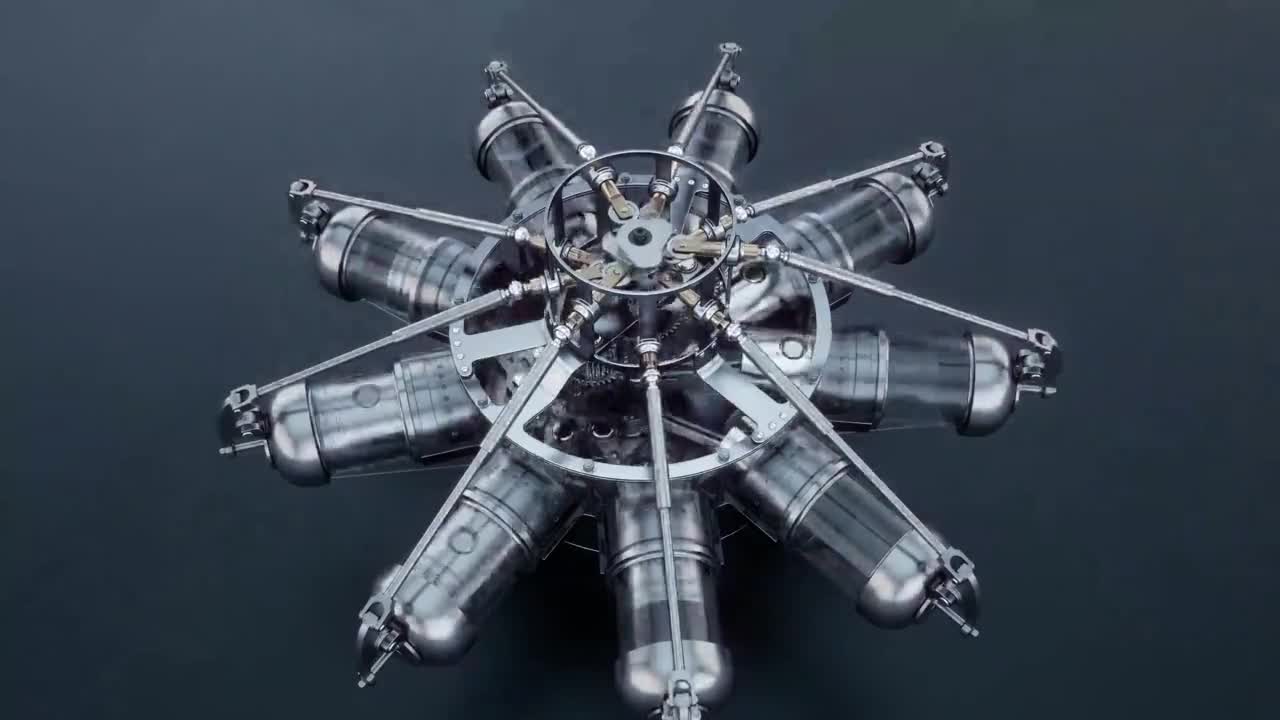 星型发动机原理