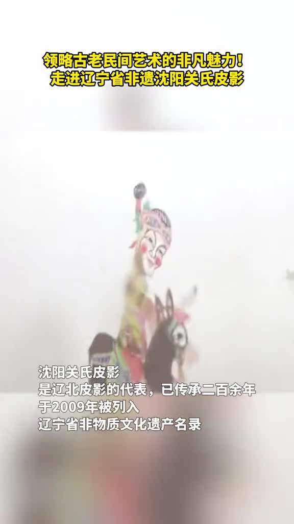 领略古老民间艺术的非凡魅力走进辽宁省非遗沈阳关氏皮影