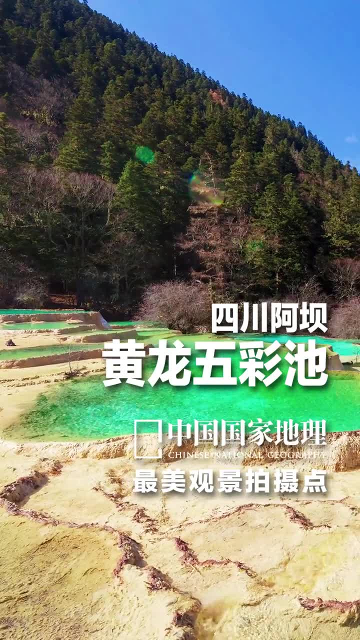 人间瑶池黄龙是世界珍稀的高原冷水钙华景观是地球地质演化的神奇作品因为它的美丽早在1992年就被联合国教科文组织列入世界自然遗产名录从山腰奔向涪江的黄龙钙华带宛如一条由岷山飞下的金龙而众多钙华池则如同一片片龙鳞玲珑剔透晶莹如玉金色的山谷五彩的湖与银色的雪山相看不厌